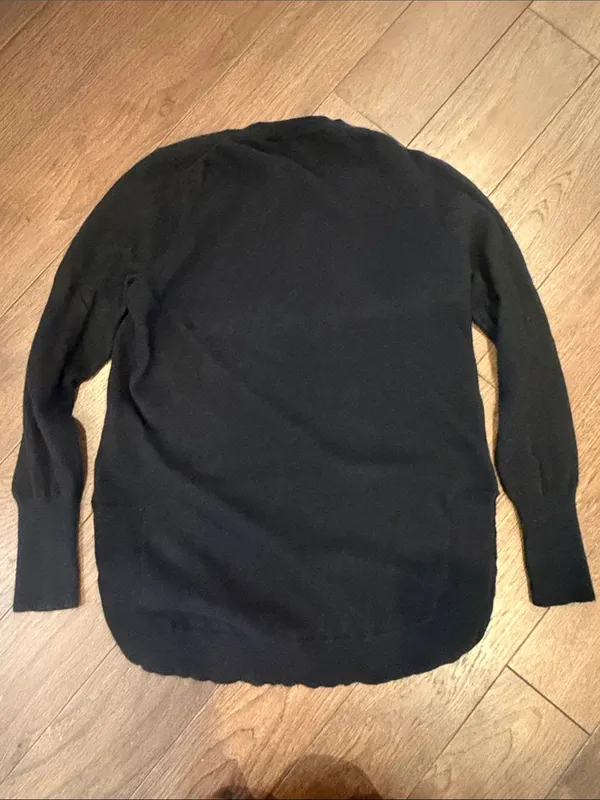 J. Crew Black Crewneck Women’s Sweater in Black Size Medium - C1-618 - Image 7
