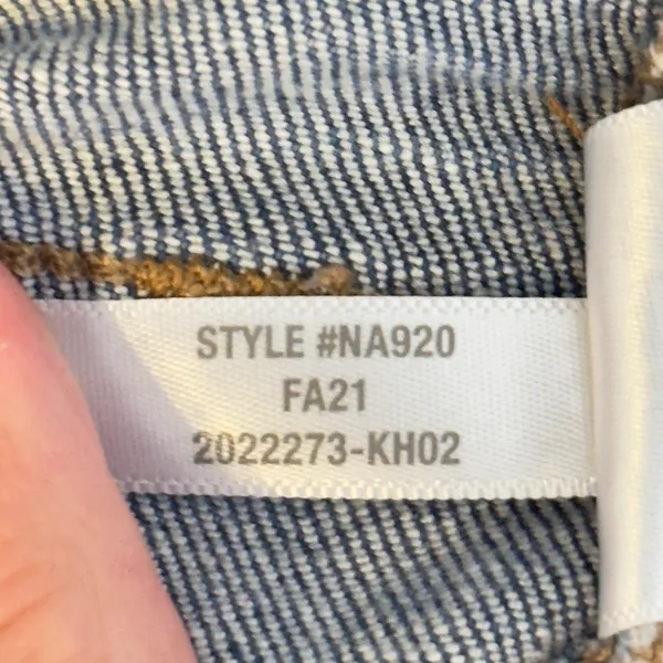 542 | Madewell The Perfect Vintage Womens 26‎ High Rise Tapered Denim - Image 6