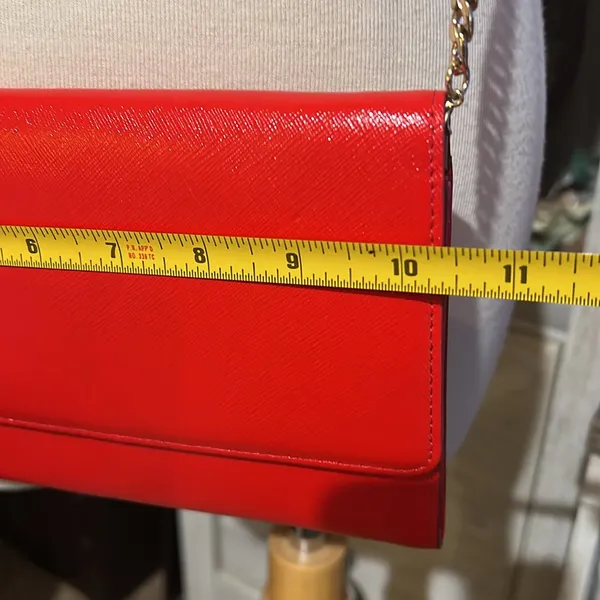 Nordstrom red Crossbody purse clutch - Image 12