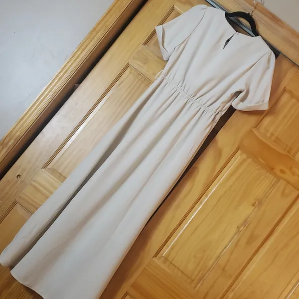 Lottie cream belted maxidress - Image 10