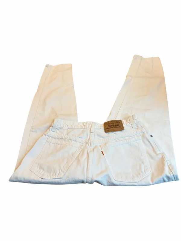 LEVI’S vintage orange tab white 950 jeans - Image 2