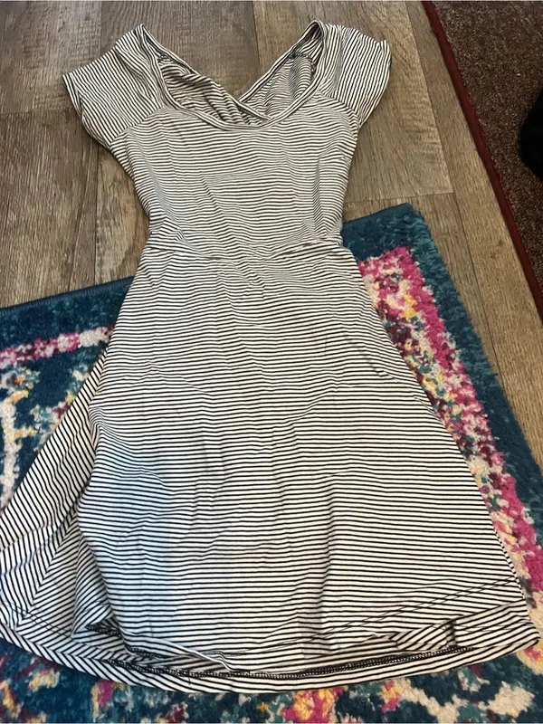 Brandy Melville black and white skater dress - Image 4
