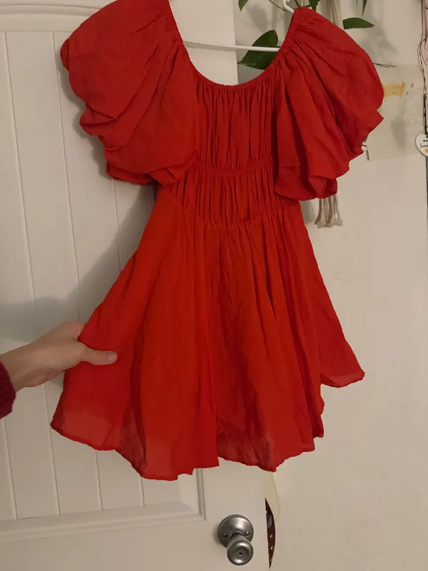 Princess Polly Red Halton Mini Dress - Image 6
