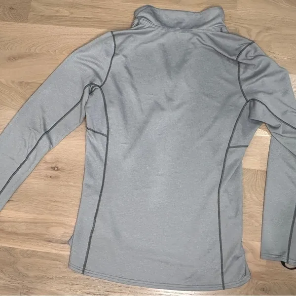 Patagonia Women's Capilene Midweight Zip-Neck baselayer long sleeve gray small - Image 8