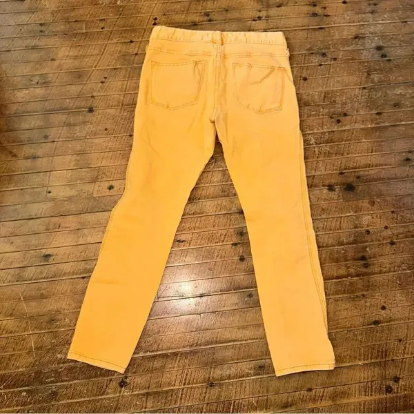 Free People Orange Ankle Cropped Pants - Image 3
