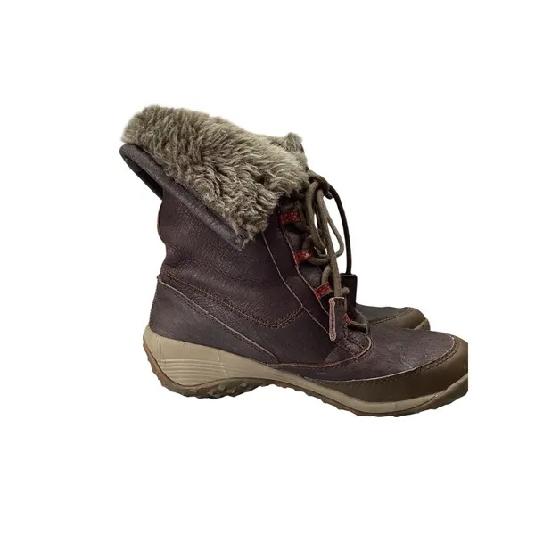 Cushe Brand Women's Winter Boot with Brown Leather & Faux Fur Liner‎ Sz 6 - Image 8