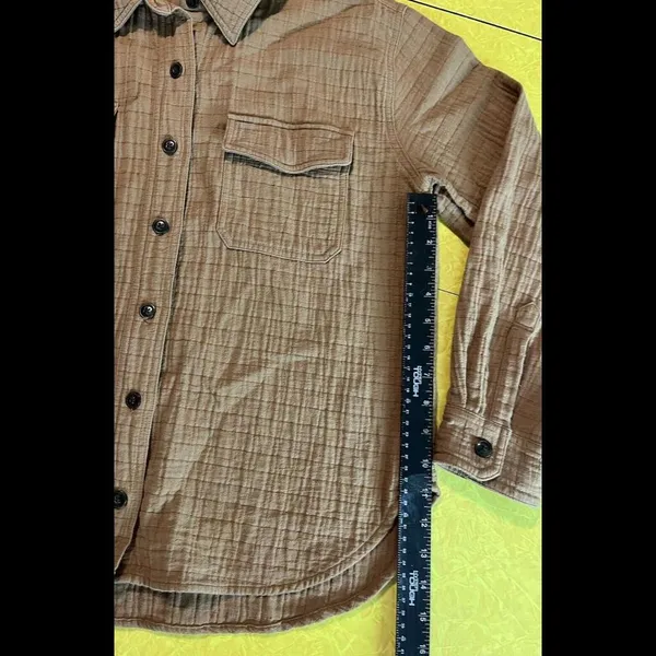 Boho Hippie‎ Madewell Equestrian Western button Front thick Med - Image 4