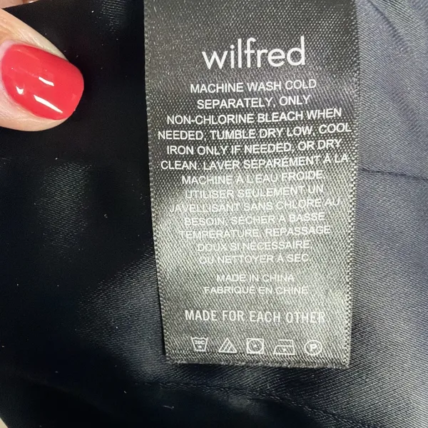 Aritzia Wilfred Shine Bustier Black Womens XXS 2XS Sleeveless City bohemian - Image 10