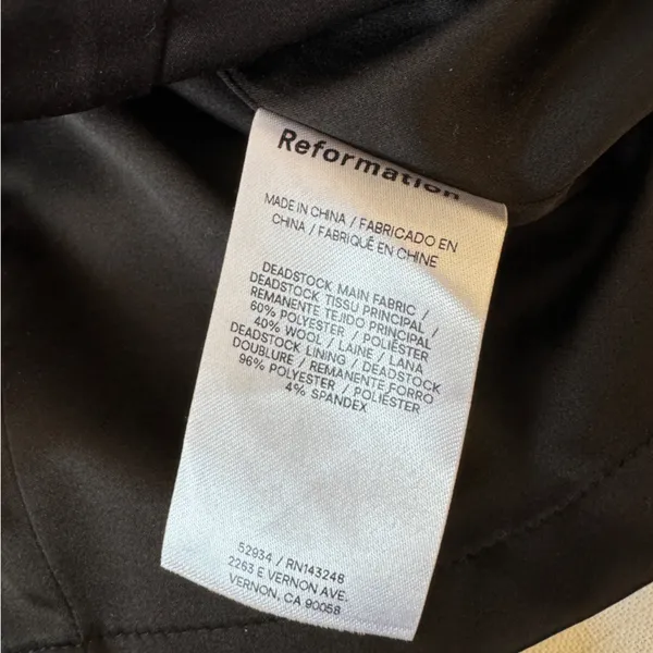 Reformation black mini dress - Image 8