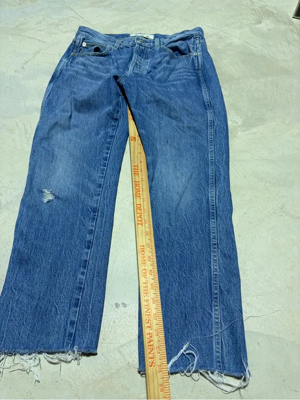 AMO Women’s loverboy stargaze Blue Straight-Leg Jeans 28 - Image 2