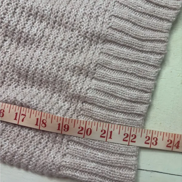 Aerie Size XS Soft Pink Lightweight Loose Knit Sweater Crew Neck New - Image 4