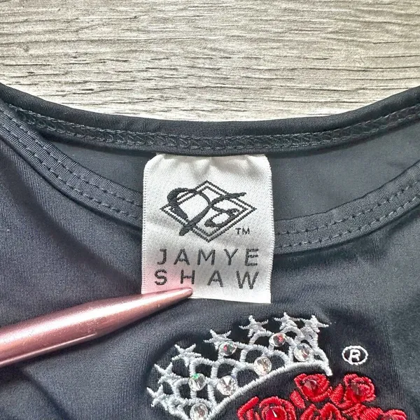 Jamye Shaw International Pageant System Fitness Wear Jumpsuit‎ Top Medium - Image 4