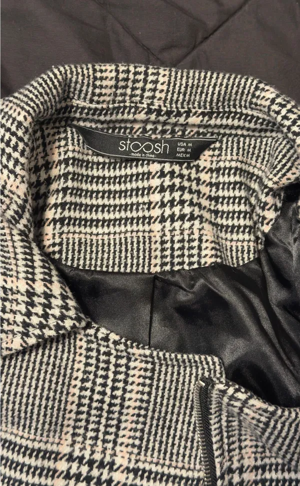 Stoosh Black And White Cropped Jacket - Image 2