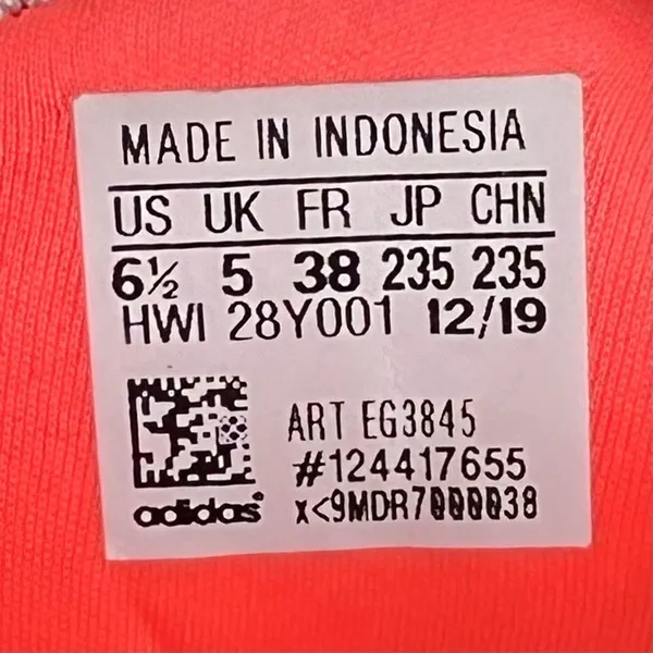 Adidas Cloudform Pure Sneakers Grey Heather size 6.5 - Image 6
