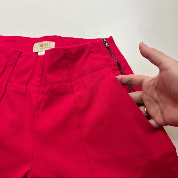 Maeve by Anthropologie Women’s Size‎ 2 Pink Wide-Leg Cropped Pant Pockets Preppy - Image 10