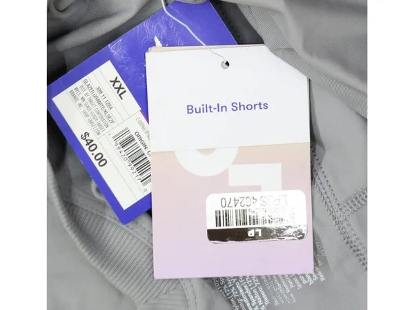 NWT Joylab Womens High Neck Low Back Active Dress with Built in Shorts Gray XXL - Image 5