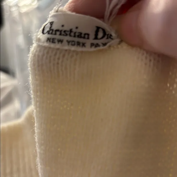 Christian Dior Cream Dicky - Image 3