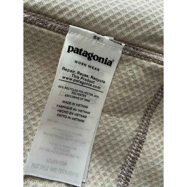 Patagonia Womens Retro Pile Full Zip Fleece Jacket Patterned Beige Size XS⁠ - Image 10