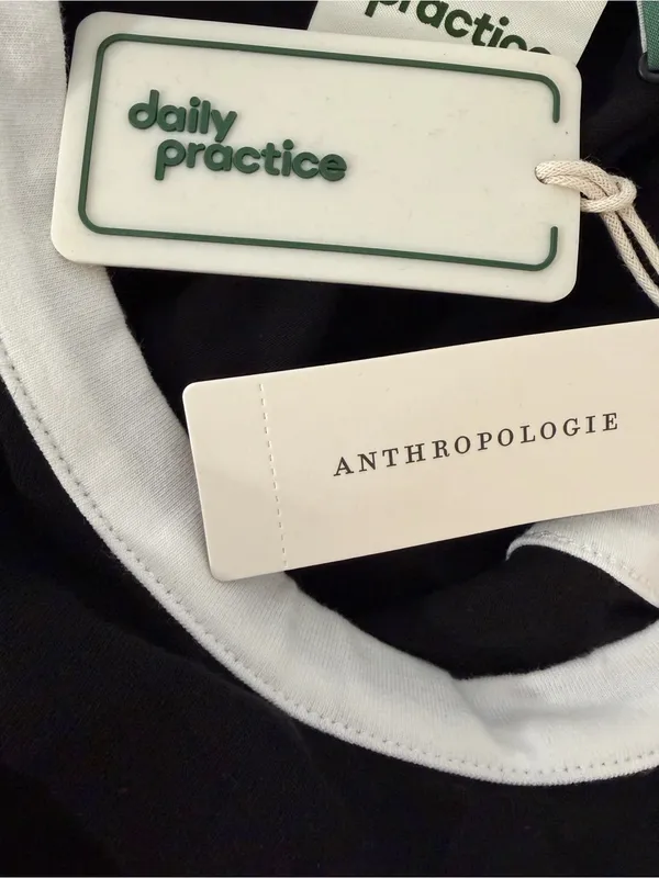 Anthropologie Daily Practice Contrast Piping Tank Dress - Size Small - Image 5