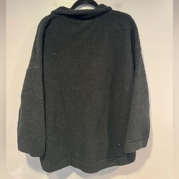 Aerie Sherpa‎ quarter button sweatshirt - Image 3
