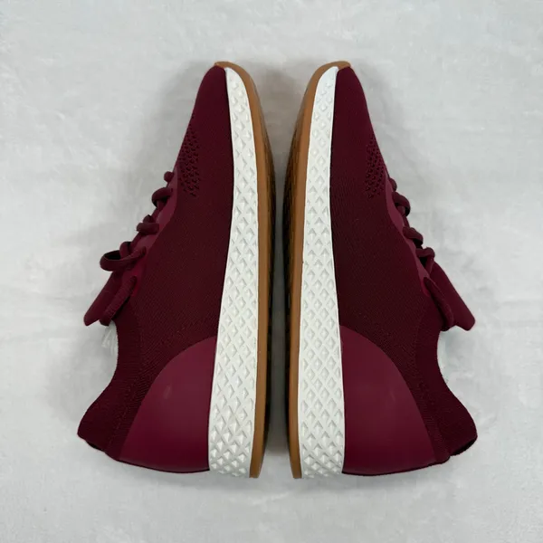 J/Slides Urban Sport Sneakers Knit Maroon‎ Lace Up Comfort Shoes Size 7 - Image 8