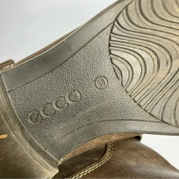 Ecco‎ leather boots moto boots size 39 - Image 7