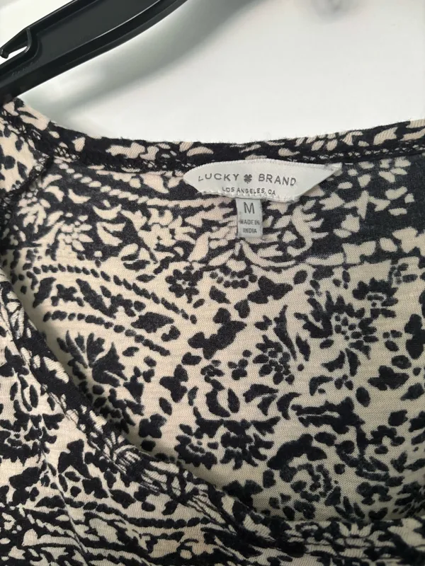 Lucky Brand Pattern tank/short sleeve - Image 3