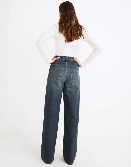 Madewell Superwide-Leg Jeans in Elinwood Wash - Image 10