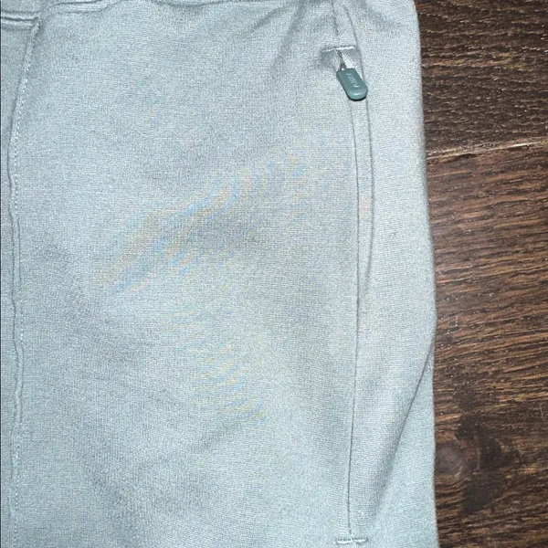 Athleta Blue Activewear pants size 6 with Lululemon tote bag - Image 6