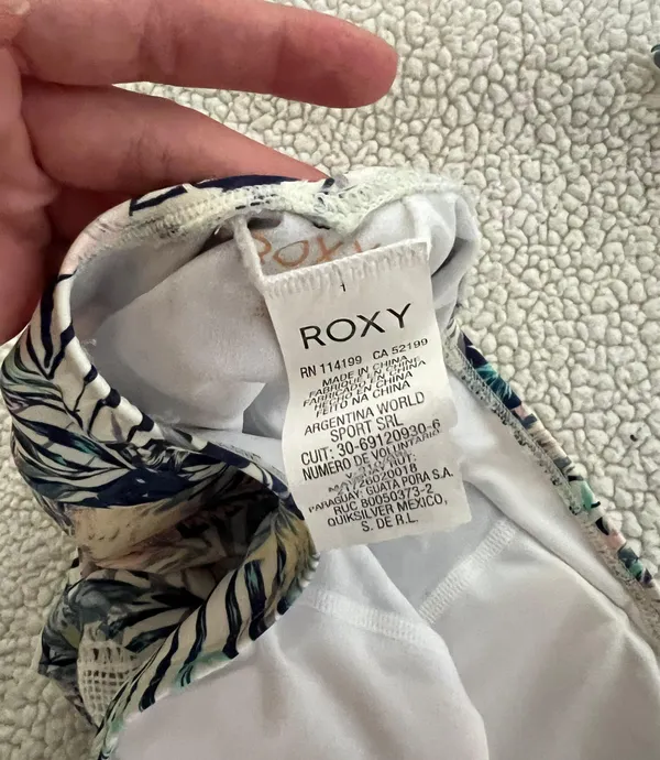Roxy One Piece Halter Low Back Swimsuit - Image 5