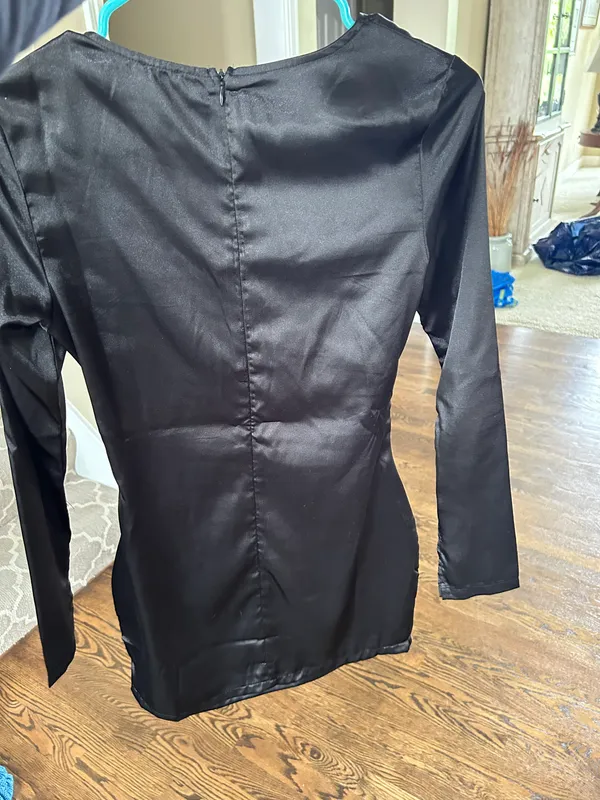 Princess Polly Black Mini Dress Cutout - Image 3