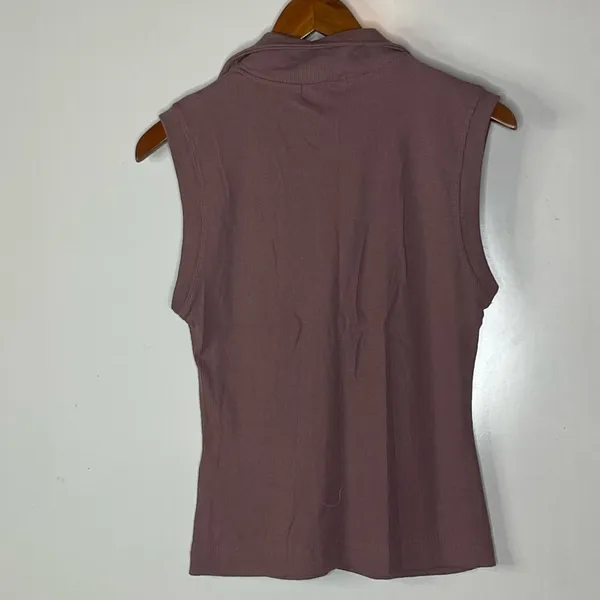 Re_styld Collared Tank Top Size 0‎ Purple - Image 2