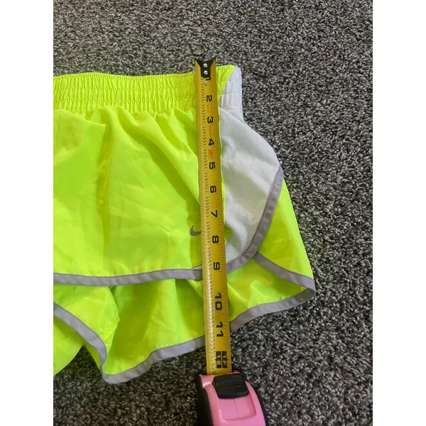 Nike Dri-FIT Neon Yellow Tempo Running Shorts L - Image 3