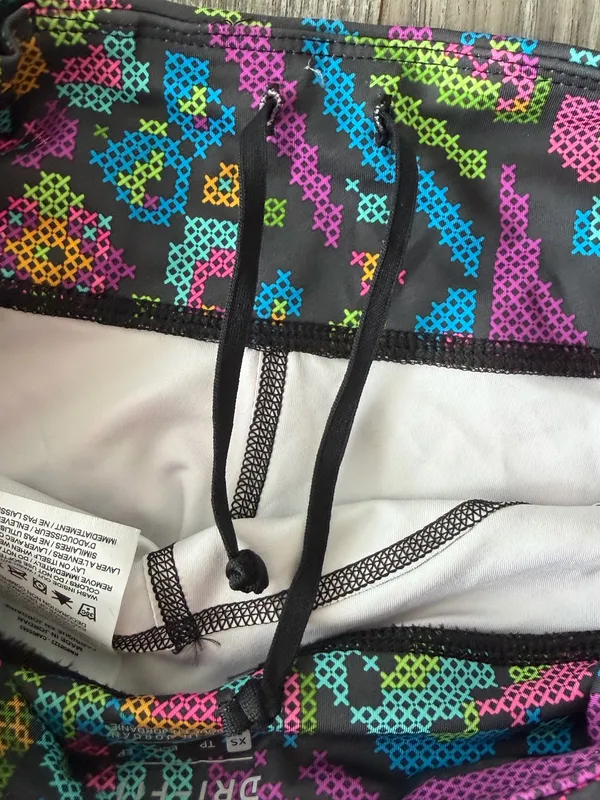 Nike Multi-Color Pixel Activewear Leggings - Image 3