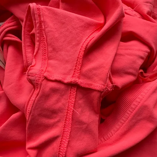 Free People FP Movement Hot Shot Tee Romper Electric Sunset Neon Pink XS NWT - Image 6