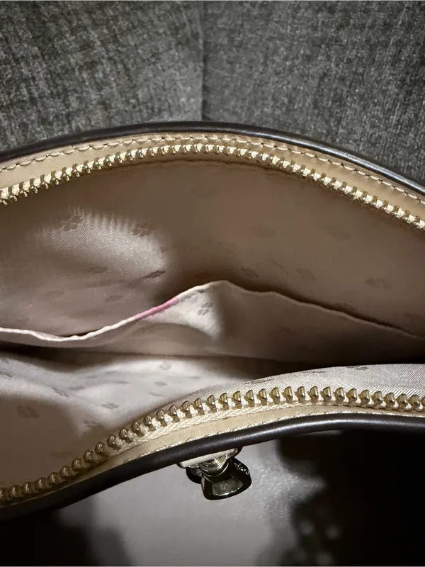 Kate Spade Bungalow Large Satchel - Tan Leather with Dust Bag - Image 7