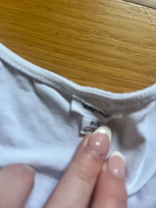 Garage White Square Neck Top - Image 2