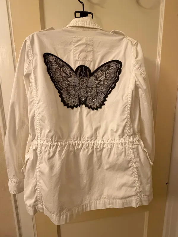 Zadig & Voltaire  white butterfly jacket - Image 13