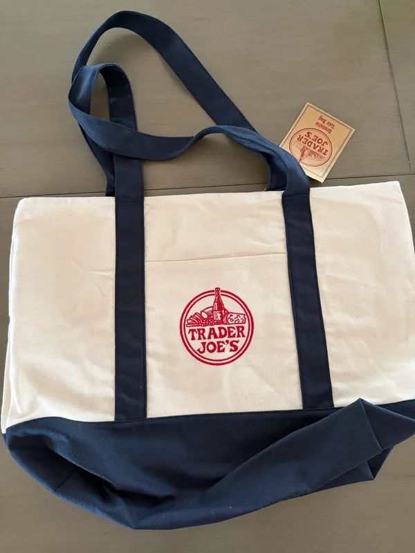 Trader Joe’s large tote White - Image 2