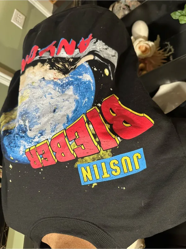 Justin Bieber “Anyone” Official Merchandise Crewneck Sweatshirt – Size XS - Image 4