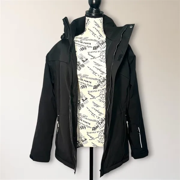 Inokraft L Black Heated Jacket Rechargeable‎ Battery Waterproof Hiking Windproof - Image 6