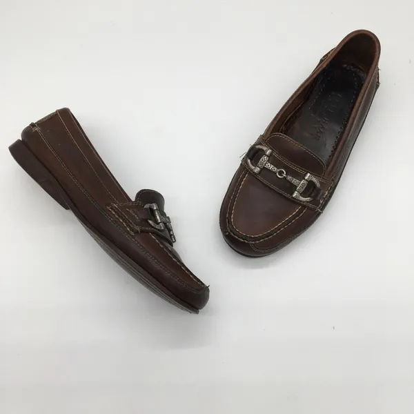 Vintage Cole Haan Country Horsebit Leather Loafers - Brown - 5.5 - Image 2