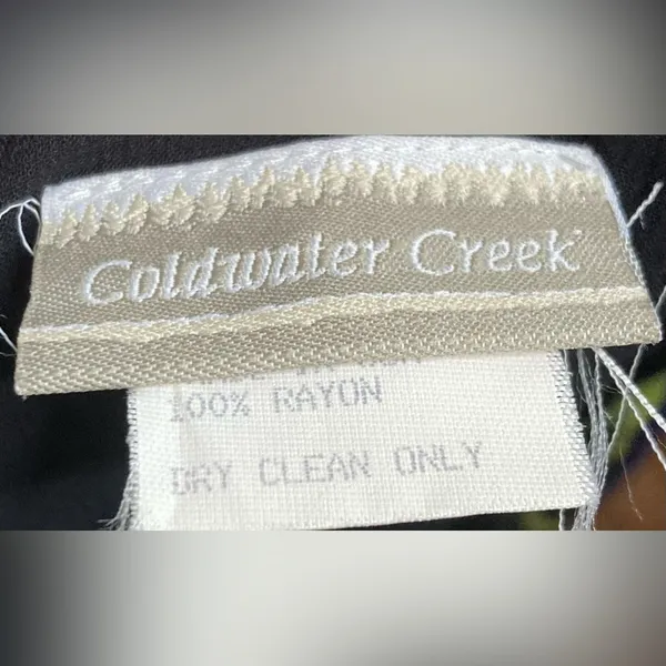 Coldwater Creek- Black and floral‎ tank top Size M/L - Image 6