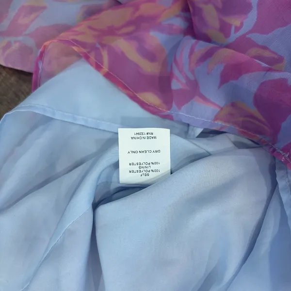 Amanda Uprichard Mackey Romper in Midsummer Ruffle Women's Size Small NO BELT - Image 7