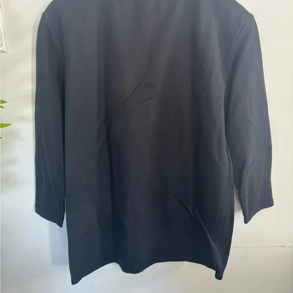 First I Need Coffee Black Graphic Tunic Size M - Image 3