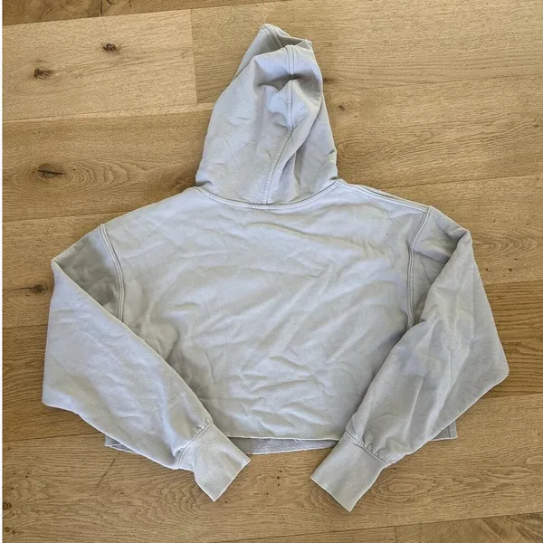 Free People Movement - Cropped Hoodie in Gray - Image 3