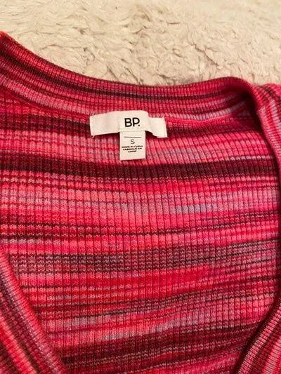 BP Cropped Cardigan Short Sleeve Sweater - Image 5