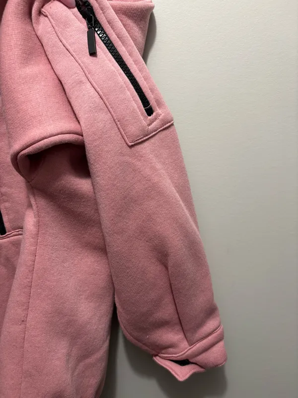 Pretty Little Thing Cropped Sweatshirt Pink - Image 5