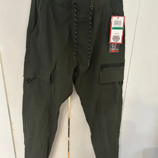 Ring of Fire Dark Olive Cargo Joggers - Image 8