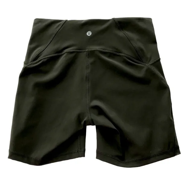 Lululemon Train Times Short 6" Inseam Dark Olive Size 8 - Image 13